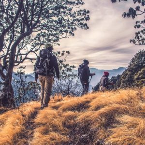people hiking - experiential therapy