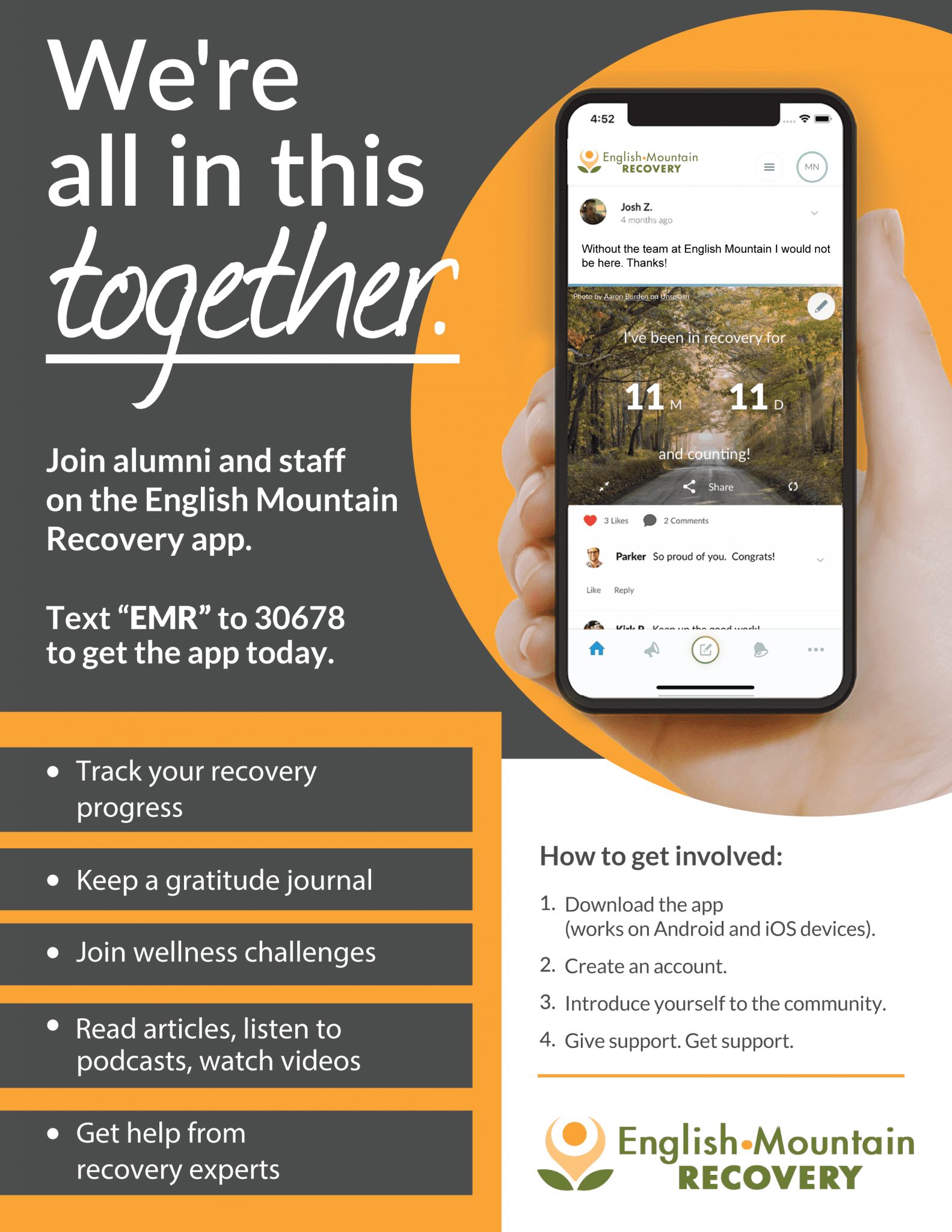 CaredFor App English Mountain Recovery