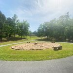 handmade labyrinth at English Mountain Recovery in Tennessee