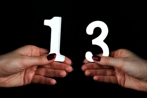 cropped shot of female's hands holding white numbers - a one and a three - effective addiction treatment